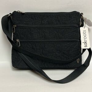 SAKROOTS Zipper Artist Circle Crossbody